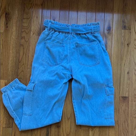 Forever 21 Light Blue Denim Boyfriend Jogger Jeans - Picture 4 of 5